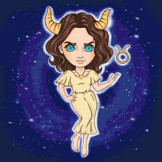 Картина за номерами "Знаки зодіаку. Телець" ©VIKTORIA.GRO.ART 10106-AC 40х40 см Вінниця