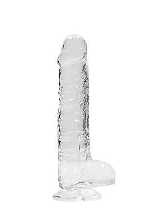 Фалоімітатор - Realrock Dildo 8" Transparent Sex Aura Київ