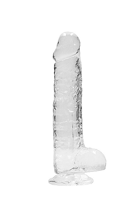 Фалоімітатор - Realrock Dildo 8" Transparent Sex Aura Київ - фото 3