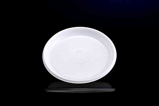 Одноразовая пластиковая тарелка 165 мм Павлоград