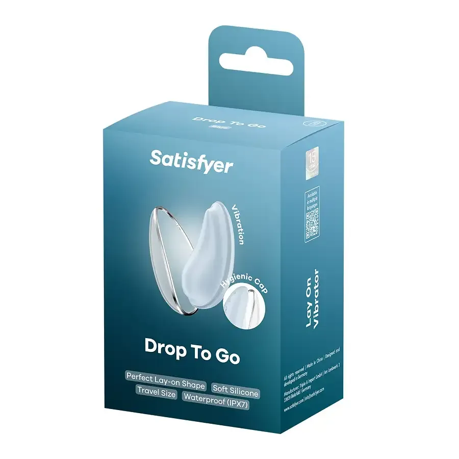 Вібратор Satisfyer Drop To Go Blue Львів - фото 8
