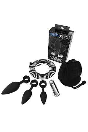 Набір анальних вібропробок Bathmate Anal Training Plugs VIBE, діаметр 2,5 см - 3,1см - 3,8см Sex Aura Київ
