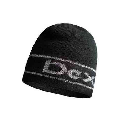 Шапка водонепроникна Dexshell Beanie Reflective Logo чорна з лого S/M 56-58 см Рівне