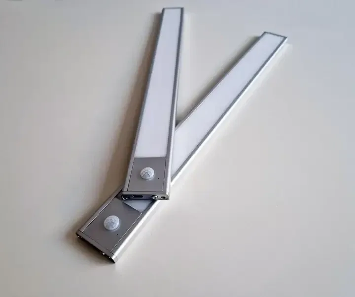 Акумуляторна світлодіодна LED лампа 33 см з датчиком руху  Портативна USB лампа Одеса - фото 8