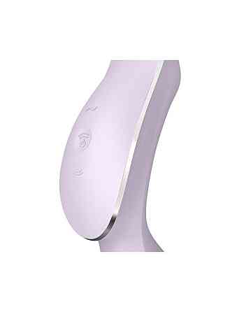 Вакуумный стимулятор с вибрацией Satisfyer Curvy Trinity 2 Violet Sex Aura Киев