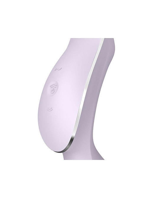Вакуумный стимулятор с вибрацией Satisfyer Curvy Trinity 2 Violet Sex Aura Киев - изображение 3