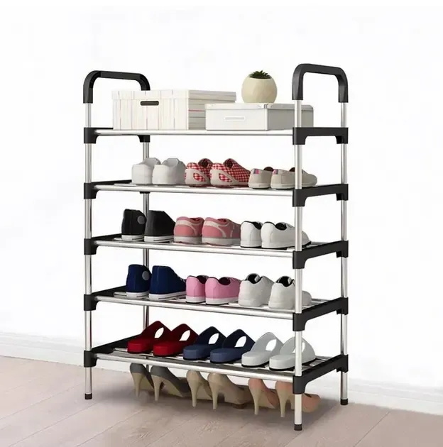 Полка для обуви металл 5 секции Shoe rack Коломия - фото 2