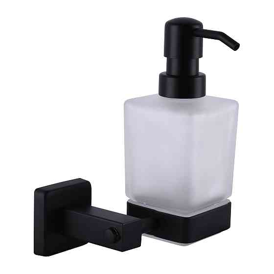 Дозатор рідкого мила Globus Lux BQ9433 чорний матовий SUS304 Луцк