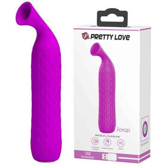 Вагинальный мини вибратор с вакуумным стимулятором Pretty Love «Jonas» BI-014564 Sex Aura Киев