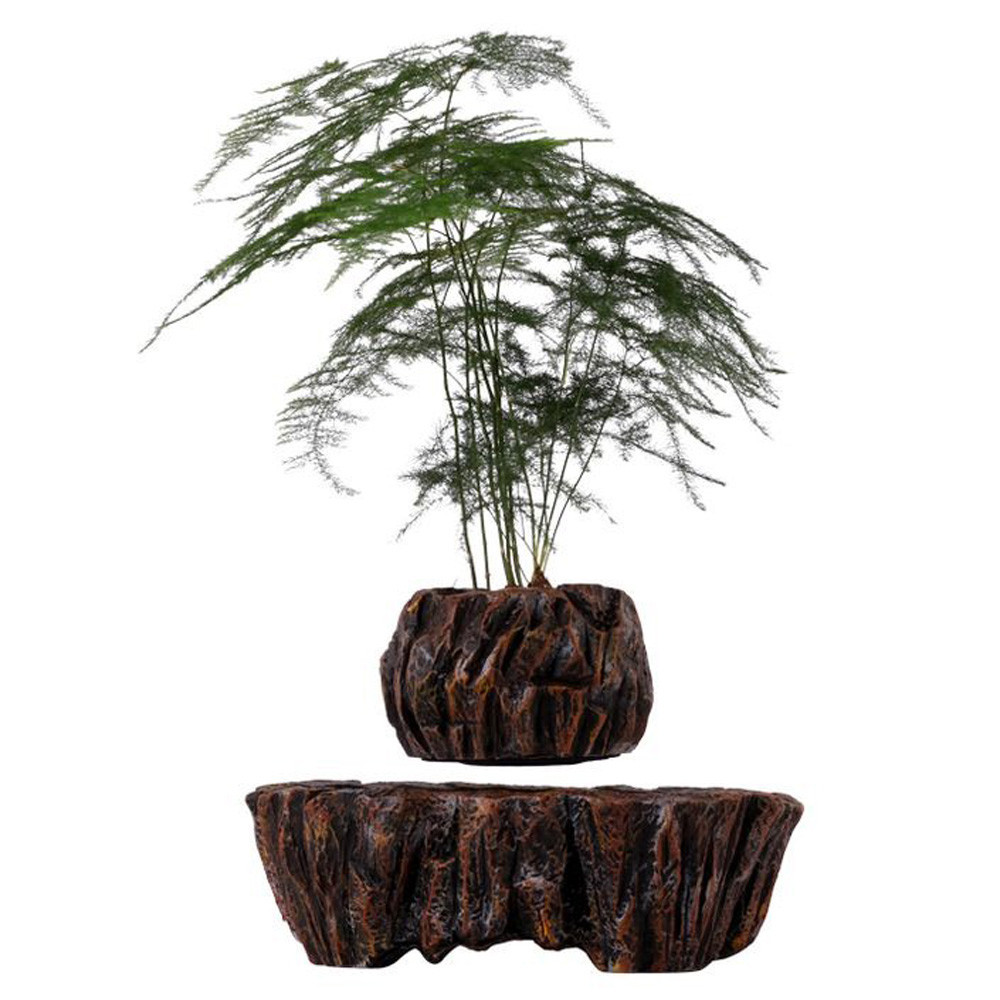 Магнитный левитационный горшок для растений HCNT Magnetic Levitating Pot M5B-PW Brown Одесса - изображение 1