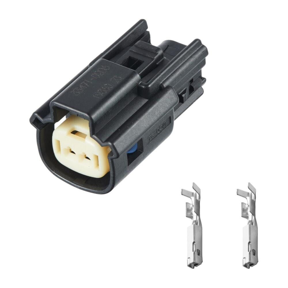 Роз'єм конектор 2-кон., Датч, Уровня, Дат, Температури Подсветка, Птф (Противотуманки), 33471-0201, Ford Київ - фото 1