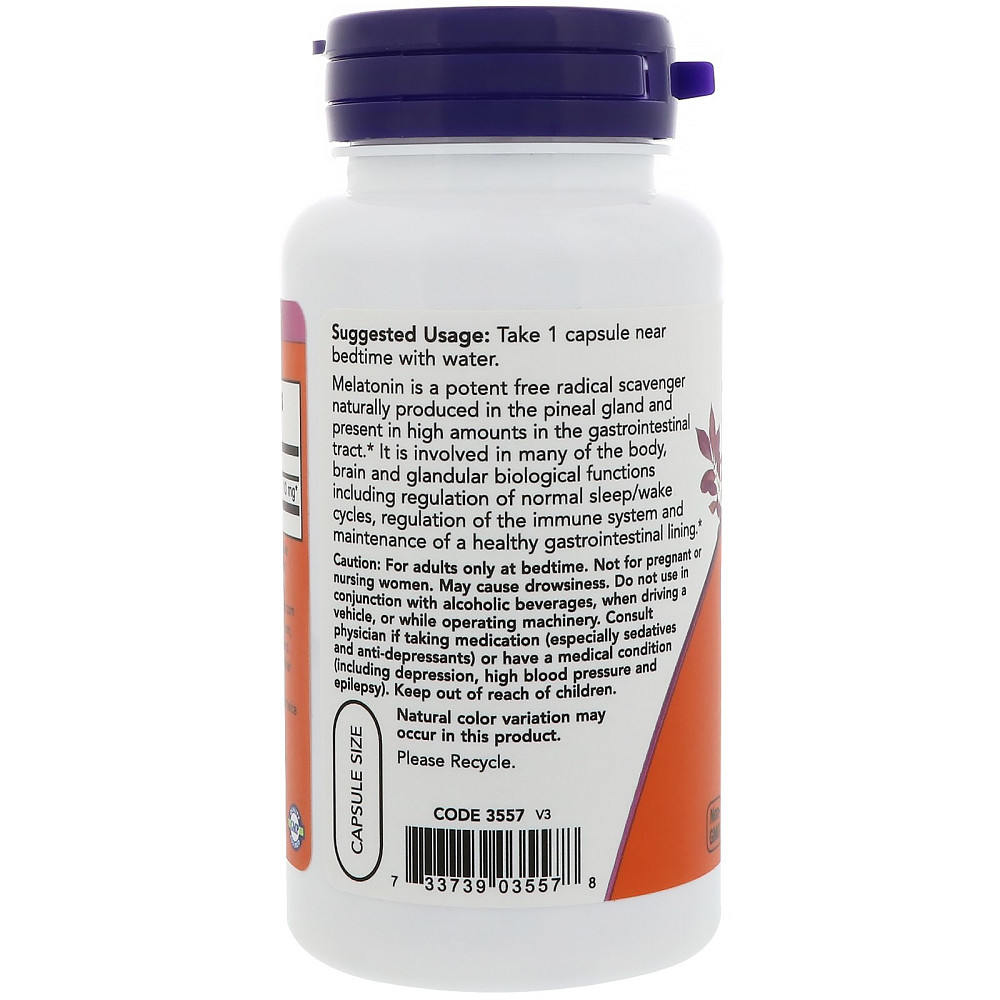 Мелатонин экстра сила (Extra Strength Melatonin) 10 мг 100 капсул Київ - фото 3