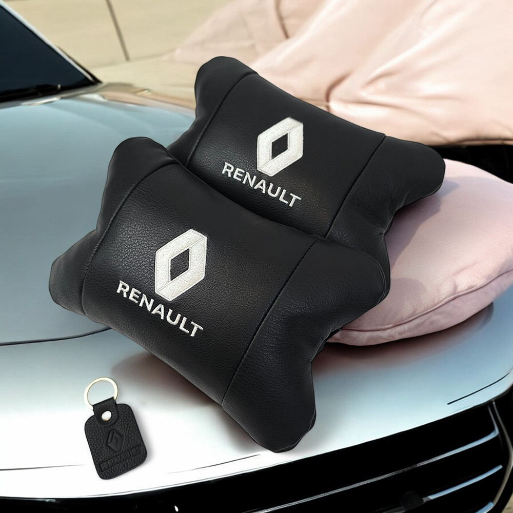 Подушка під шию для автокрісла Renault, Подушка з логотипом бренду, Подушки для підголівників в машину YE-94 Івано-Франківськ - фото 3