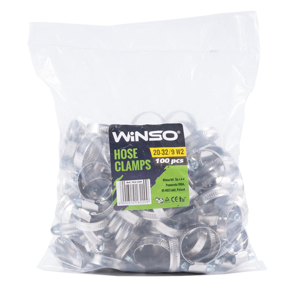 Хомуты Winso 20-32/W2, 9мм, 100шт Киев - изображение 1