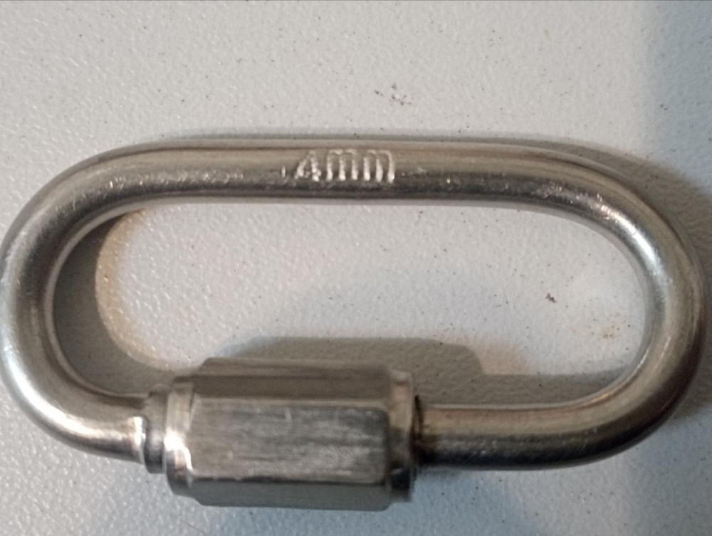 Змичка (ланцюга) "GoralMet" з нержавіючої кислотостійкої сталі AISI 316 на закрутку  діаметром 4 мм Киев - изображение 1