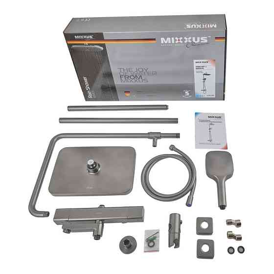 Душова колона Mixxus Premium VIRGO 009-J GRAPHITE з термостатичним змішувачем,3 функції   ( MI6647 ) 32324 Харьков