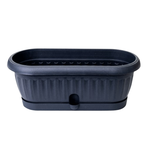 Вазон Терра кактусник з підставкою 31,5*11см граніт Алеана Житомир