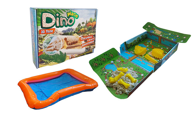 Набір для творчості 51202 (рос) "Dino place", в кор-ці 30-23,5-7см, шт Київ - фото 1