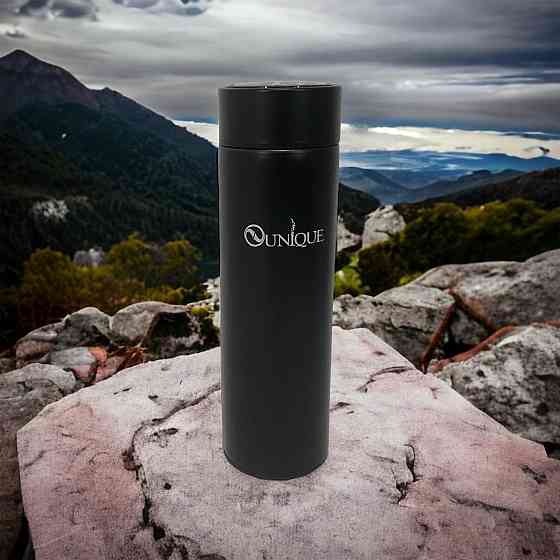 Умный детский термос с датчиком индикатором температуры, Термокружка для мальчика AE-91 Львов