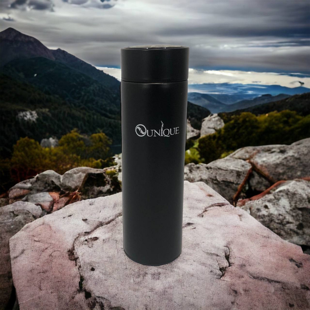 Умный детский термос с датчиком индикатором температуры, Термокружка для мальчика AE-91 Львов - изображение 1