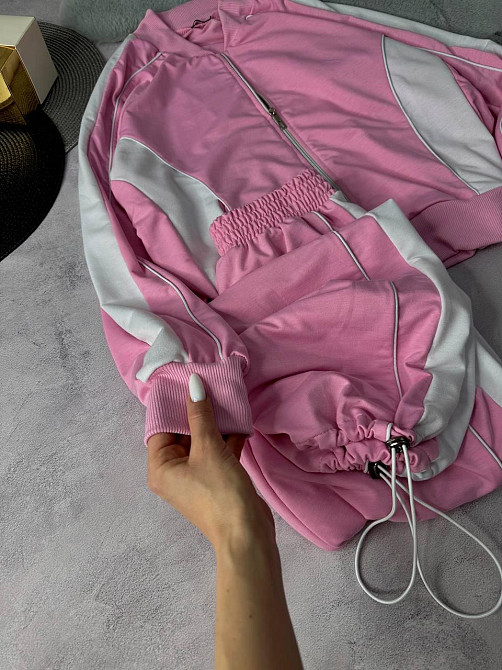 Женский стильный повседневный костюм двойка двунить Одесса - изображение 5