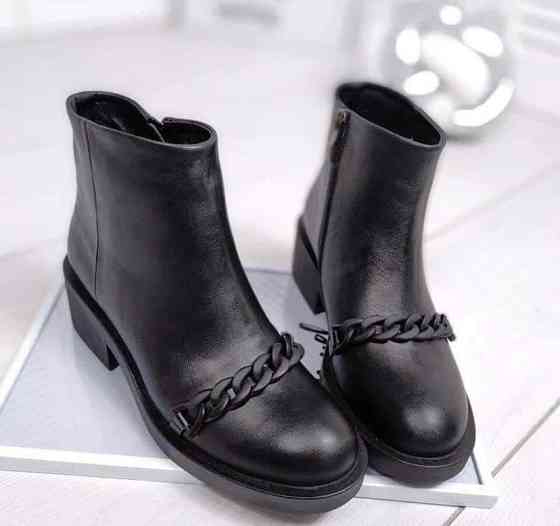 Без бренда Черевики жіночі ARLEN БК-14 чорні (зима, шкіра натуральна) (2789) 37р.38р.39р. 37 Коломия