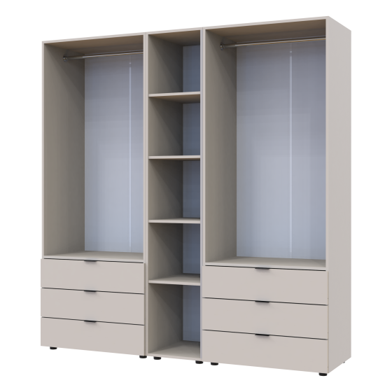 Комплект шкафов для одежды Doros Гелар (3 шт.) 193,2х49,5х203,4 см Кашемир (DRS-011249) Львов