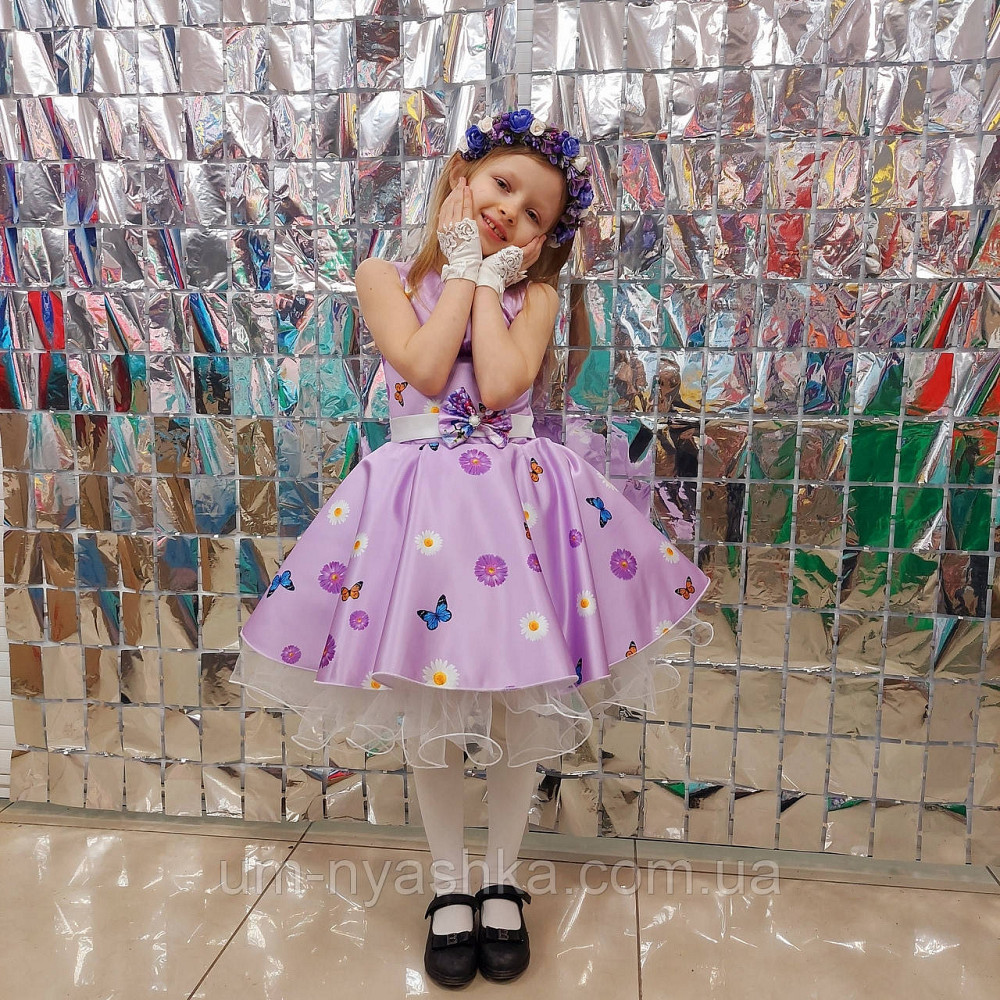 Пишне ошатне плаття з квітами для образу весни або в ретро стилі "Стиляги" Кривий Ріг - фото 8