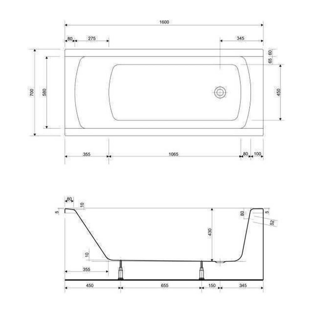 KORAT Ванна 160х70 Киев - изображение 3