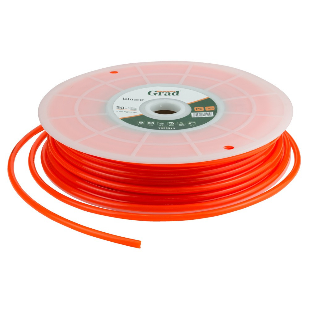 Шланг у бухті поліетиленовий (PE) 50 м 5.5 х 8 мм GRAD (7011515) Київ - фото 2