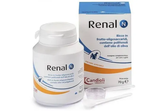 Порошок Candioli Ренал N для собак і котів 70 гр Вінниця