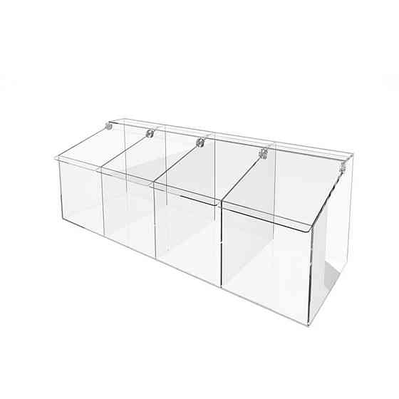 Диспенсер EKOSTAR для мармеладов, снеков, орехов 4 ячейки Киев