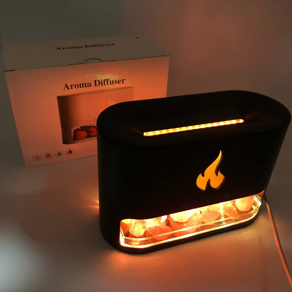 Аппарат увлажнитель воздуха Docsal Flame 3 в 1, Настольный освежитель увлажнитель воздуха WA-55 Львов - изображение 18