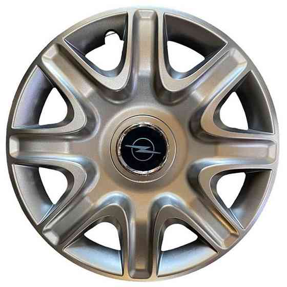 Автомобільні модельні ковпаки R15 Opel NEW 332 4шт, SJS, сріблясті Київ