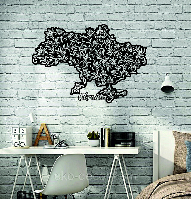 Декоративне настінне Панно «Карта України», Декор на стіну Київ - фото 7