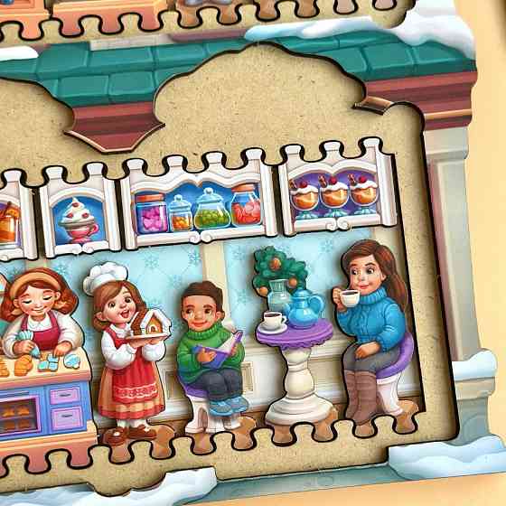 Двошаровий пазл-вкладиш "Магазин іграшок" PSD304 (ПСД304) Вінниця