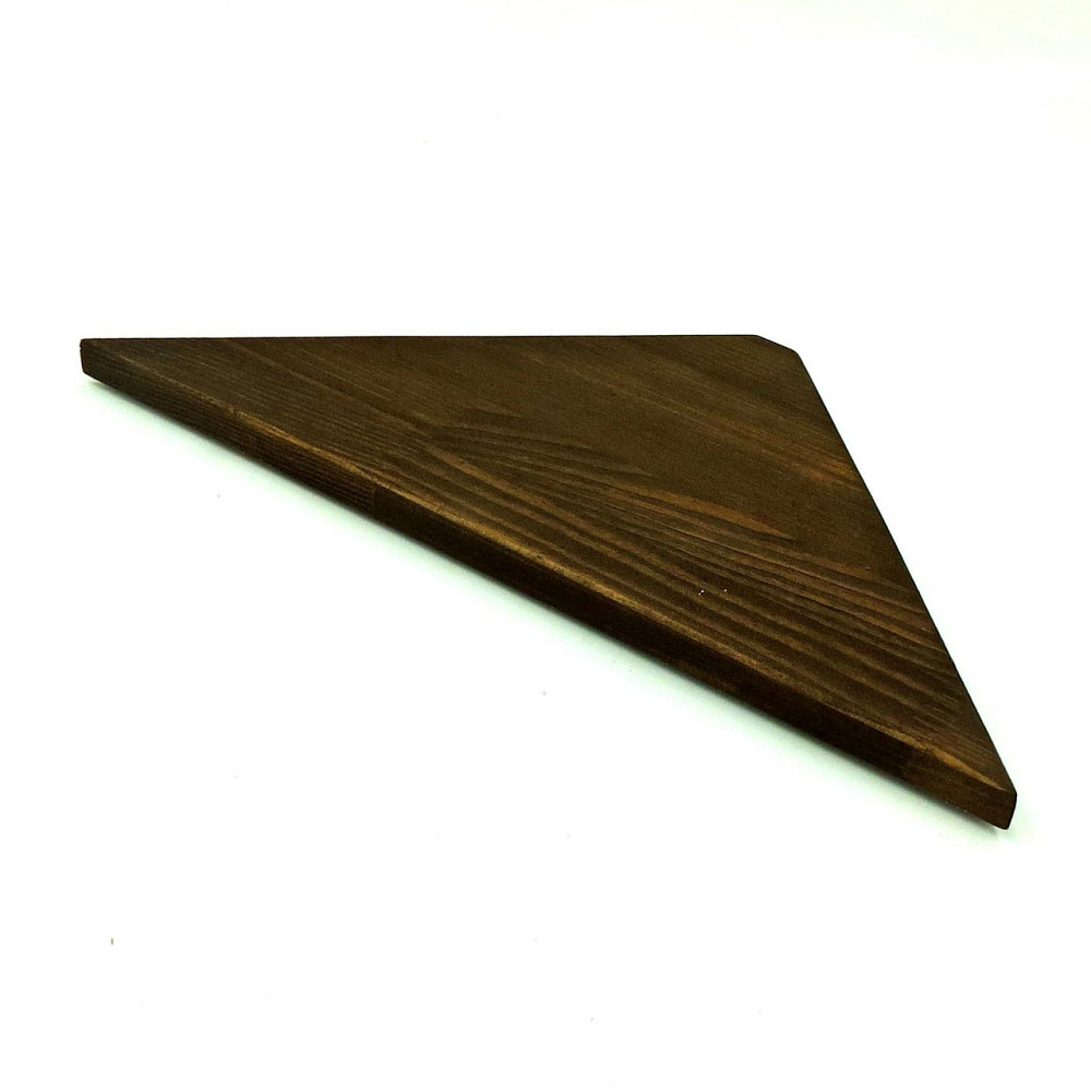 Угловая настенная полка 