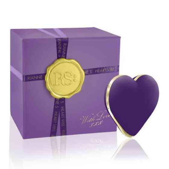 Вибромассажер RS - Icons - Heart Vibe Deep Purple Sex Aura Киев