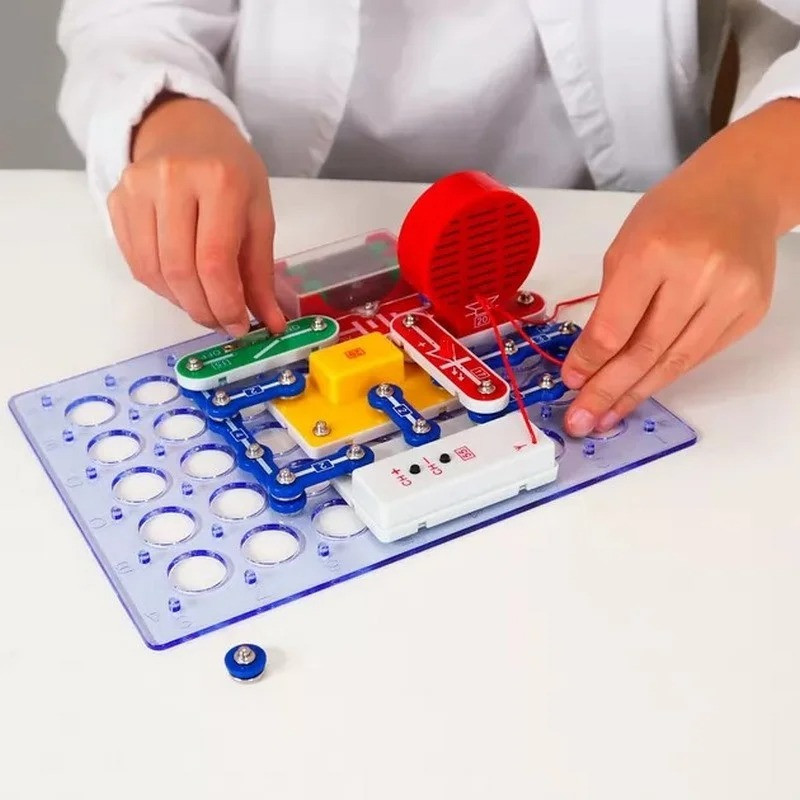 Конструктор електронний "ЗБИРАЄМО РАДІО" DOKA D70703 музика та світло Вінниця - фото 2