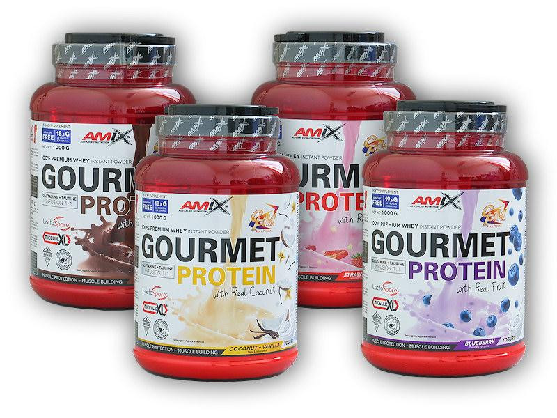 Протеин Amix Nutrition Gourmet Protein 1000 г, Strawberry-White Choco Луцк - изображение 3
