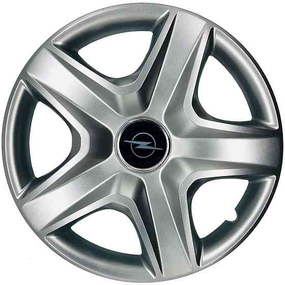 Автомобільні модельні ковпаки R13 Opel NEW 101 4шт, SJS, сріблясті Київ