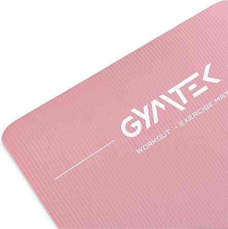 Коврик (мат) для йоги и фитнеса Gymtek NBR 1см розовый Киев