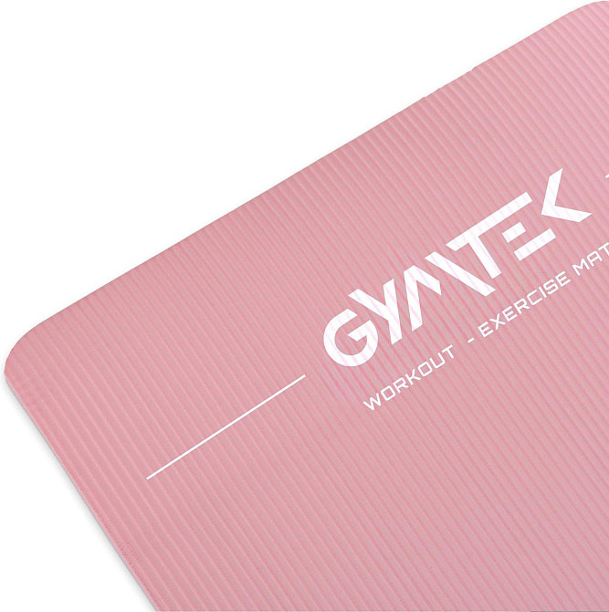 Коврик (мат) для йоги и фитнеса Gymtek NBR 1см розовый Киев - изображение 5