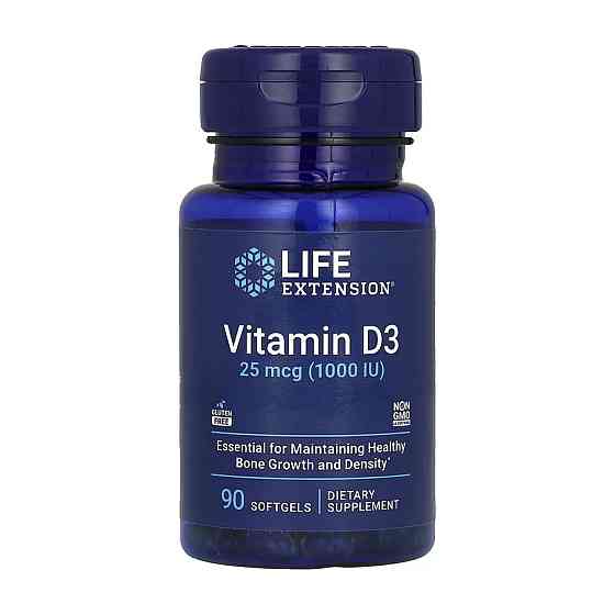 Vitamin D3 25 mcg (1000 IU) - 90 softgels Луцьк