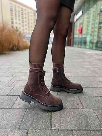 Molly Черевики жіночі MOLLY 12-16 коричневі (зима, замша натуральна) (5715) 39 Коломыя