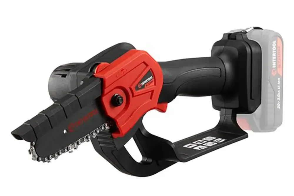 Піла ланцюгова 20В, шина 10 см, 4 м/с, без ЗУ і АКБ Intertool Storm Вінниця - фото 1