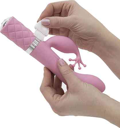 Роскошный вибратор-кролик Pillow Talk - Kinky Pink с кристаллом Сваровски, мощный Sex Aura Киев