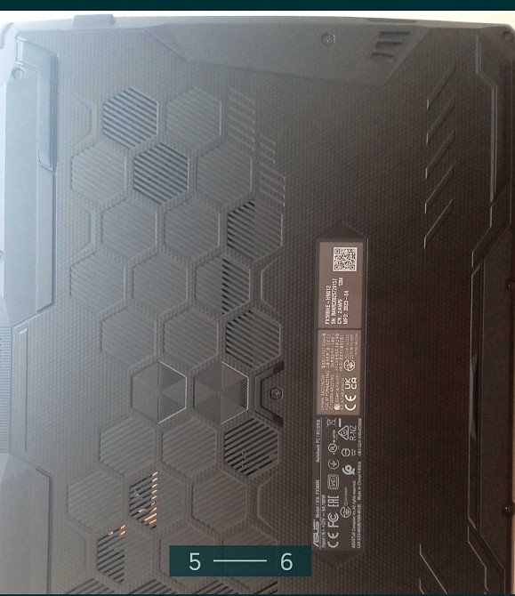 Игровой Ноутбук: ASUS TUF Gaming F15 (FX506HB)3050ti i5 11400F Киев - изображение 5