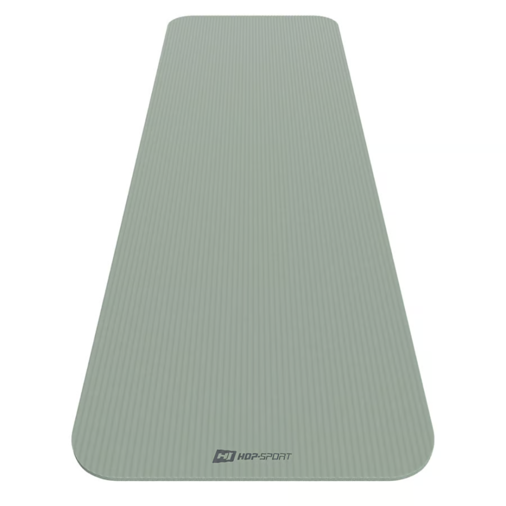 Коврик для йоги Hop-Sport HS-NB010GM NBR 1см оливковий Київ - фото 2