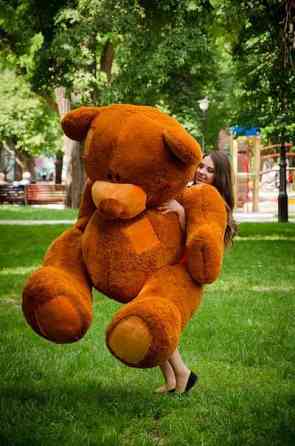 Мягкая игрушка 250 см Подарок плюшевый мишка, Плюшевый медведь Потап Коричневый Тернополь